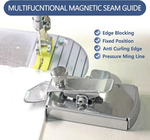 Vista 6 de Buddy Sew - Guía de costura magnética, guía de costura magnética de tercera generación para máquina de coser, guía de máquina de coser
