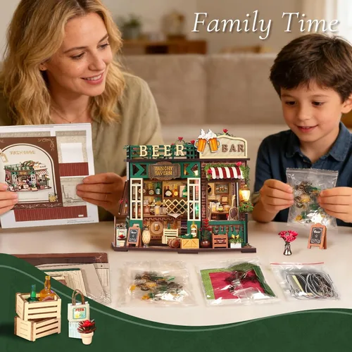 Vista 9 de Kit de casa en miniatura de Book Nook DIY