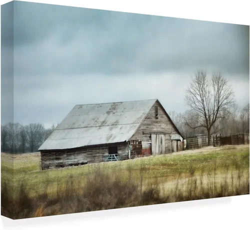 Vista 8 de Jai Johnson - Lienzo decorativo para pared, diseño de granero gris antiguo, 22 x 32 pulgadas