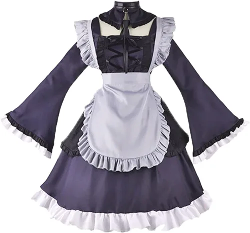 Vista 2 de Kitagawa - Disfraz de sirvienta Kitagawa, conjunto completo para niñas y Halloween