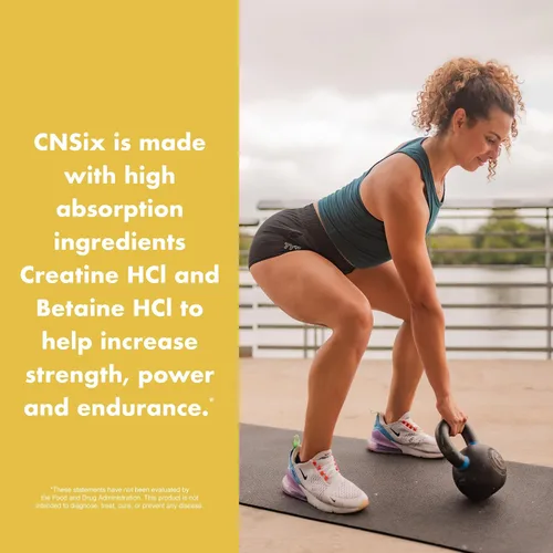 Vista 8 de CNSix Cápsulas de creatina por NutraOne - Creatina HCL para ayudar a desarrollar músculo magro* (600 mg - 200 cápsulas)