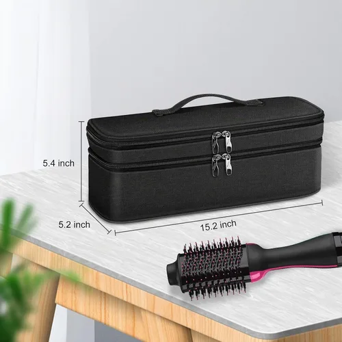 Vista 7 de SITHON Estuche de transporte de viaje de doble capa para Shark FlexStyle/SmoothStyle, bolsa organizadora de almacenamiento resistente al agua