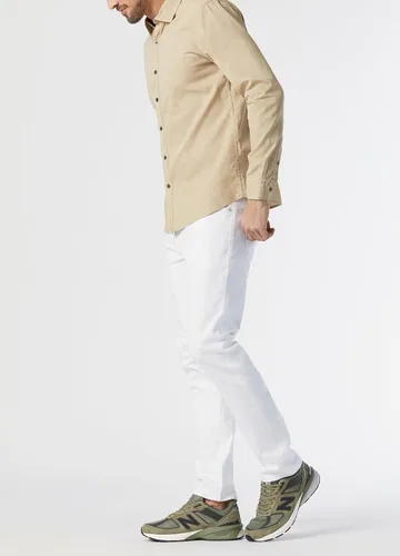 Vista 61 de Mavi Jake - Jeans para hombre, tiro regular, pierna ajustada