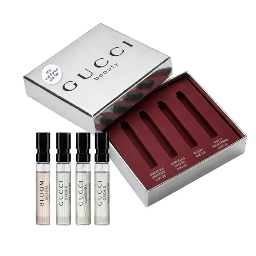 Vista 8 de Gucci - Set de regalo de mini perfume para mujer, 4 piezas, colección EDP Travel