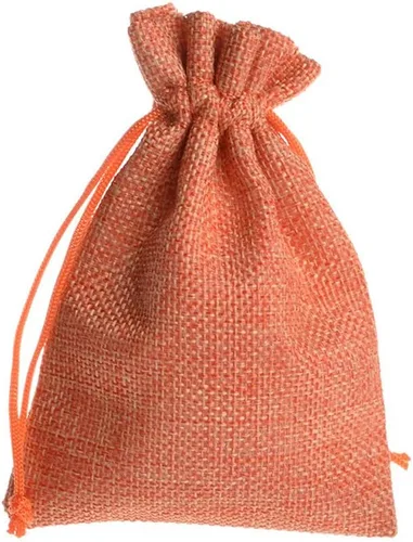 Vista 15 de Tvoip Paquete de 30 bolsas de arpillera con cordón, bolsas de regalo para bodas, fiestas y manualidades (morado claro, 4 x 5.5 pulgadas)