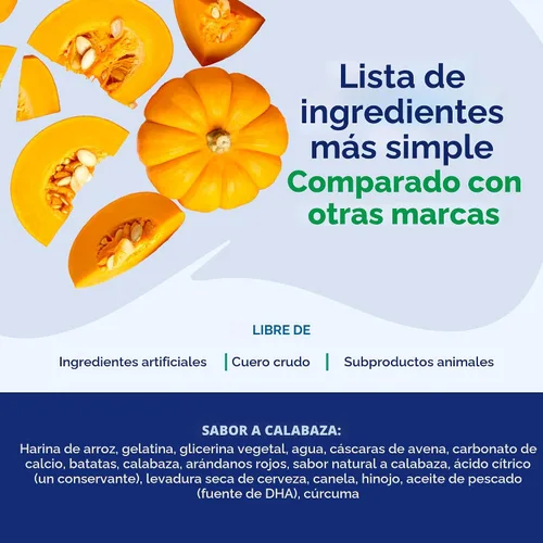 Vista 5 de N-Bone Anillo de dentición para cachorros, sabor calabaza, 7.2 onzas/(paquete de 6)