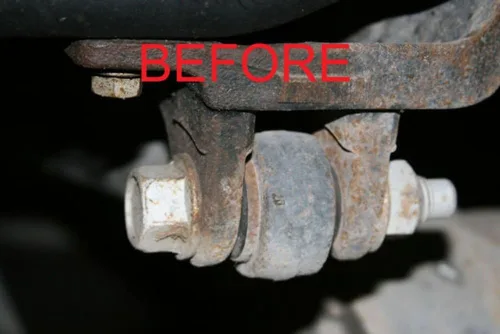 Vista 2 de Death Wobble Track Bar Fix con taladro compatible con Ford 2005-2018 SRW Superduty 4x4