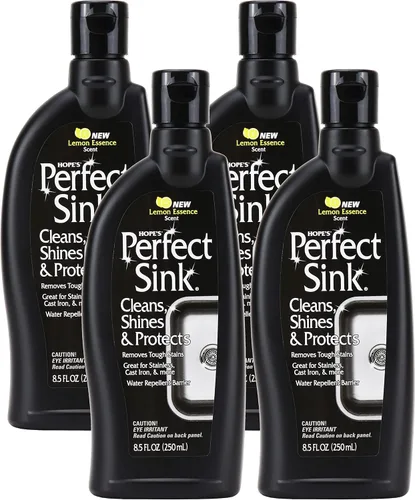 Vista 10 de HOPE'S Limpiador y Pulidor Perfecto para Fregaderos, Restaurador, Repelente al Agua, Elimina Manchas, Ideal para Acero Inoxidable Cepillado, Hierro