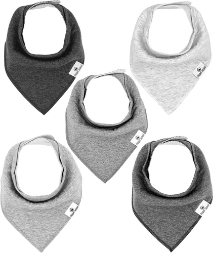 Vista 16 de Diaper Squad 10-Pack Organic Cotton Baby Bibs for Baby Boy, Girl