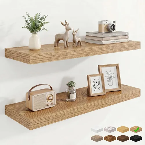 Vista 16 de Marsmiles Estantes flotantes cuadrados para pared, 8 pulgadas de ancho x 8 pulgadas de profundidad x 1.25 pulgadas de alto, paquete de 3 estantes