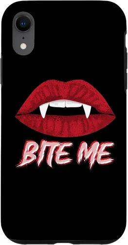 Vista 25 de Bite Me Vampire Fangs DIY Halloween for Aspiring Dracula Case for iPhone 17