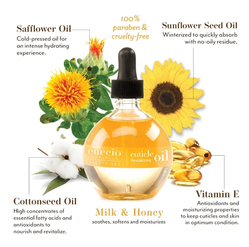 Vista 2 de Cuccio Naturale - Juego de aceite revitalizante para cutículas, proporciona hidratación intensa, repone y fortalece las uñas, promueve una piel más