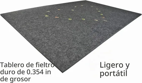 Vista 5 de TELY Tablero de Rompecabezas Plegable Tapete de Fieltro para hasta 2000 Piezas de Rompecabezas, Plegable para Fácil Almacenamiento de Rompecabezas