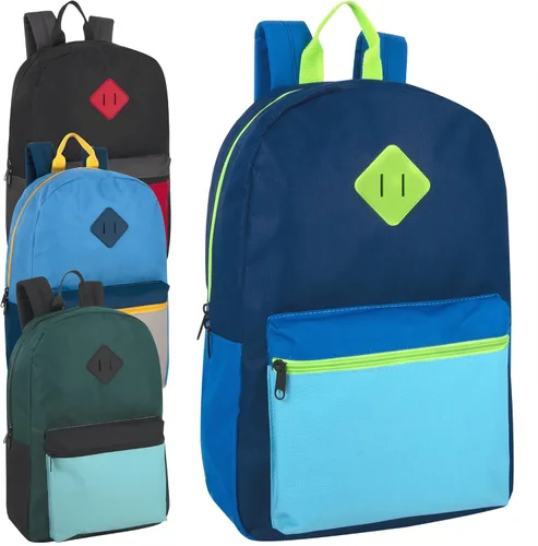 Vista 7 de Trail maker Mochilas al por mayor en paquete de 24 unidades para niños, escuela, sin hogar para organizaciones sin fines de lucro con correas