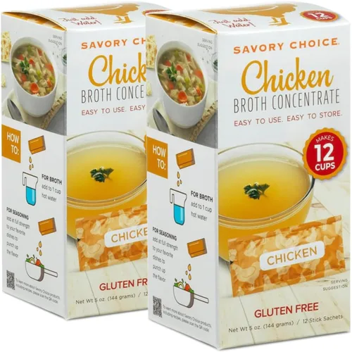 Vista 5 de Savory Choice Concentrado para caldo de pollo, Caja de 5.1 oz