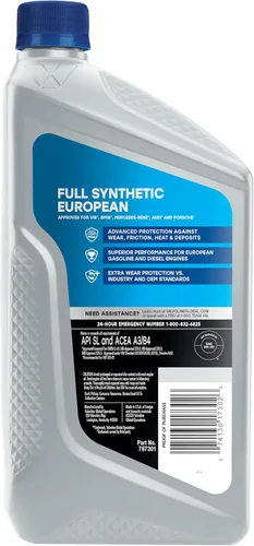 Vista 82 de Valvoline SynPower Full aceite sintético para motor, 1 Cuarto de galón, Ambar