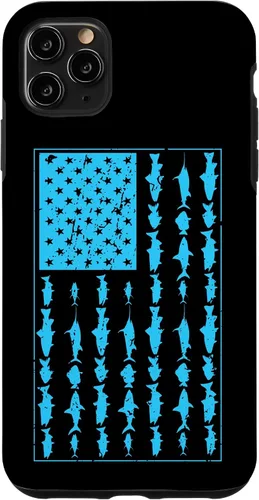 Vista 19 de Funda de regalo para iPhone 17 con bandera americana para hombre de agua salada de agua salada