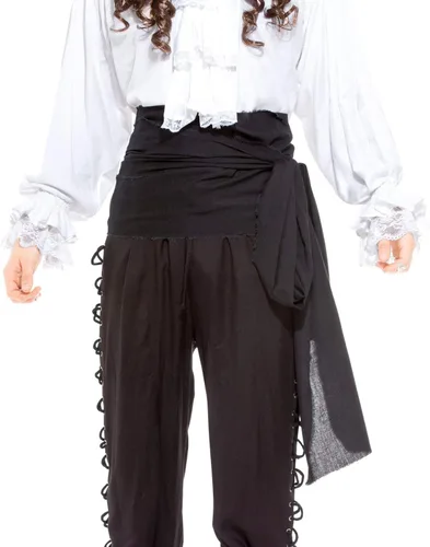 Vista 25 de ThePirateDressing Disfraz de pirata medieval renacentista para Halloween, banda grande