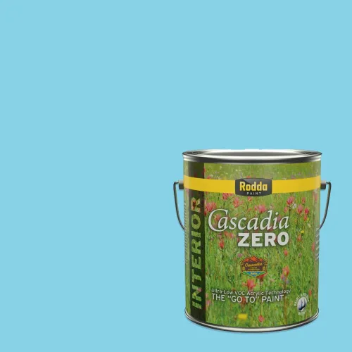 Vista 35 de Rodda Paint CASCADIA XL - Pintura satinada e imprimación para exteriores en uno, cuarto de galón, idea abstracta