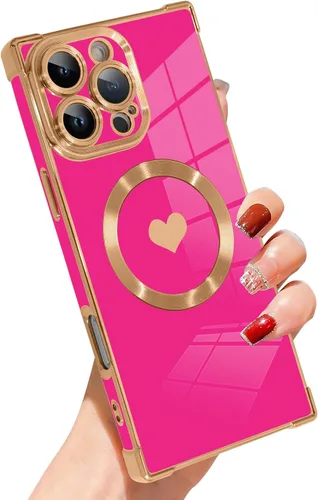 Vista 46 de SAKUULO - Funda magnética rectangular de lujo para iPhone 12 Pro Max, color negro