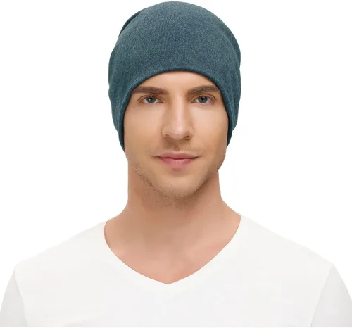 Vista 6 de Century Star Gorro de algodón suave unisex holgado y holgado de hip-hop ligero y elástico