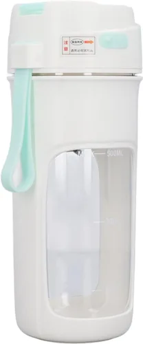 Vista 5 de 500ml Powerful Portable Blender Cup for Juice Smoothies Shakes USB Rechargeable Mixer Cup for Travel Exercise