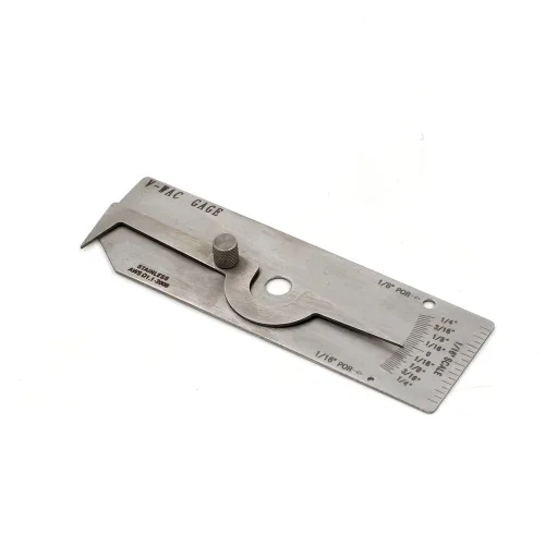 Vista 8 de Soldadura V-Wac Gage Soldadura estándar Borde de morder Bajo corte Calibre Soldador inspección regla