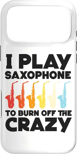 Vista 22 de iPhone 16 Saxofón I play saxofón para quemar el caso loco