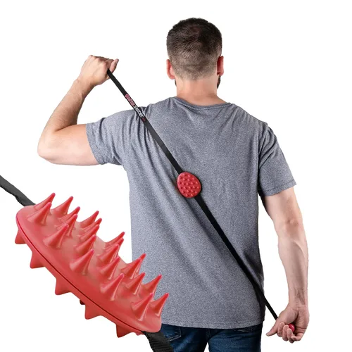 Vista 5 de Rascador de Espalda Original Cactus Scratcher - Herramienta de Rascado de Espalda de 2 Caras para Áreas de Difícil Acceso, Correa Duradera de 45