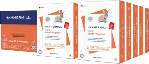 Vista 14 de Hammermill papel, Fore multifunción, 24 lb, 8.5 x 11, carta, brillo 96, Blanco