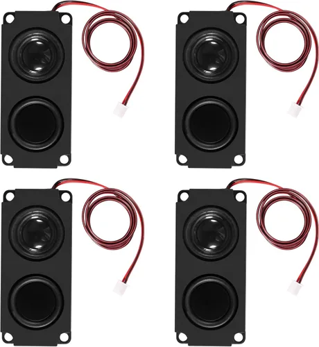Vista 7 de 4 piezas de altavoz mini de 4 ohmios, 3 vatios, altavoz micro para Arduino con longitud de línea de 11 mm, terminal JST-PH2.0mm de 2 pines