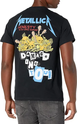 Vista 2 de Metallica Camiseta Damage Inc Tour para hombre, Negro