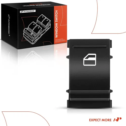 Vista 8 de A-Premium - Interruptor de elevalunas eléctrico delantero derecho o trasero Compatible con Volkswagen Jetta 2005-2017, Passat 2006-2017, Touareg
