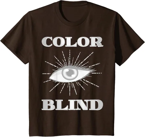 Vista 6 de Color Blind Camiseta Test Funny Glasses Visions