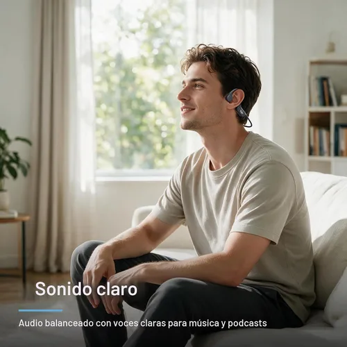 Vista 3 de Wigfar Bone Conduction Headphones, Open Ear Headphones, Bluetooth 6.0