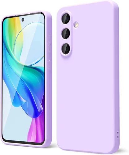 Vista 300 de oakxco Funda para teléfono Samsung Galaxy S8 de silicona líquida, delgada y fina de gel de goma suave TPU cubierta protectora simple llana