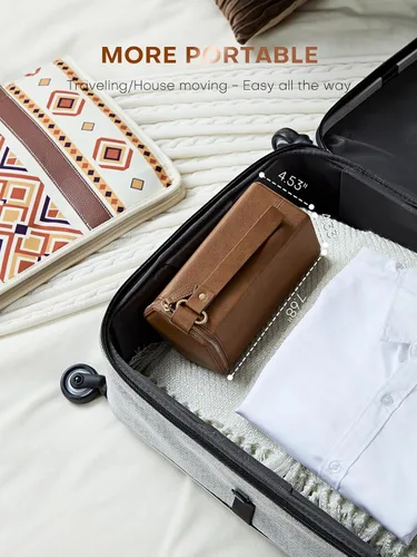 Vista 6 de Sunglasses Travel Case Organizer Hangable for Men Women, Eyeglasses Foldable Storage Organizer