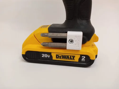 Vista 12 de Soporte magnético para brocas DEWALT 20V, Galactic Gadgets (negro)