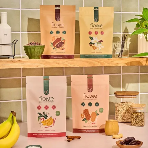 Vista 8 de Fiome Fiber Bites - Suplemento diario de fibra de 0.18 oz - Apoya la regularidad, la digestión y la salud intestinal - Todos los ingredientes