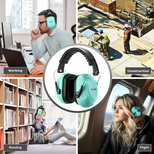 Vista 75 de ProCase NRR 28dB Noise Reduction Ear Muffs, Foldable Adjustable Noise Cancelling Headphones