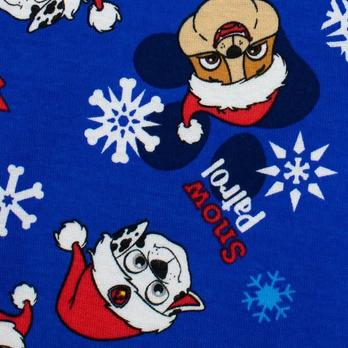 Vista 5 de Paw Patrol Pijama de Navidad para niños, Azul, Rojo