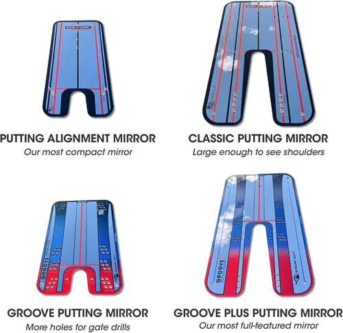 Vista 2 de Genuine EyeLine Golf Alignment Putting Mirror - Top Training Aid on the PGA Tour - See Rapid Improvement - Helps Beginner, Junior, and Scratch