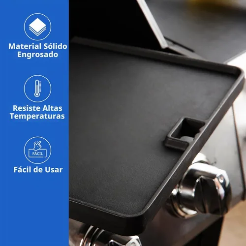 Vista 4 de 7404 Piezas de repuesto de plancha para Weber Summit 400 600 Series de hierro fundido reversible para parrilla S-470 S-670 E-470 E-670 E-670 E-420