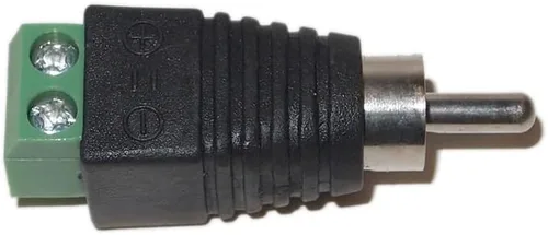 Vista 6 de Evertech 10 unids RCA macho jack a audio video tornillo terminal conector CCTV AV Balun