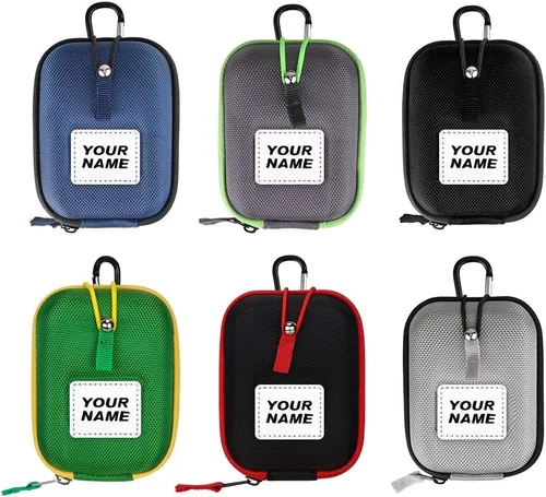 Vista 8 de Craftsman Golf Funda para telémetro con bandera de Estados Unidos, carcasa rígida para Tectectec Callaway, bolsa de transporte universal