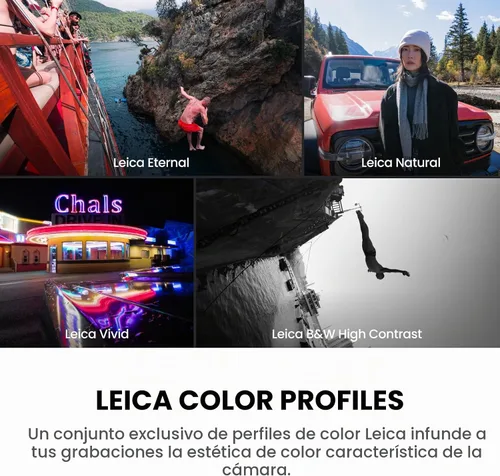 Vista 7 de Insta360 Ace Pro 2 Arctic White - Paquete de impresión flash de edición limitada, cámara de acción impermeable 8K diseñada conjuntamente con Leica