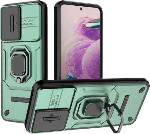 Vista 31 de Funda de teléfono móvil para Xiaomi Redmi A3/Xiaomi Poco C61 Soporte de coche Soporte Ventana corredera Cubierta protectora a prueba de golpes