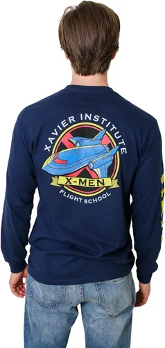 Vista 5 de Marvel X-men Xavier Institute Blackbird - Camiseta de manga larga para hombre
