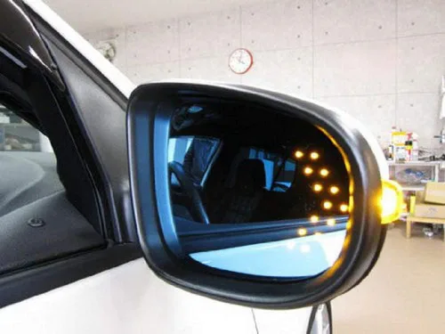 Vista 5 de iJDMTOY Par De Paneles De Circuito LED En Forma De Flecha Con 14-SMD Para La Retroadaptación De Los Intermitentes Detrás Del Espejo Lateral, Ámbar