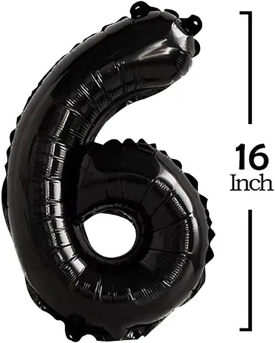 Vista 3 de GOER Globos de papel de aluminio 2026 para fiesta de Año Nuevo, suministros de fiesta, decoraciones de graduación (negro, 16 pulgadas)